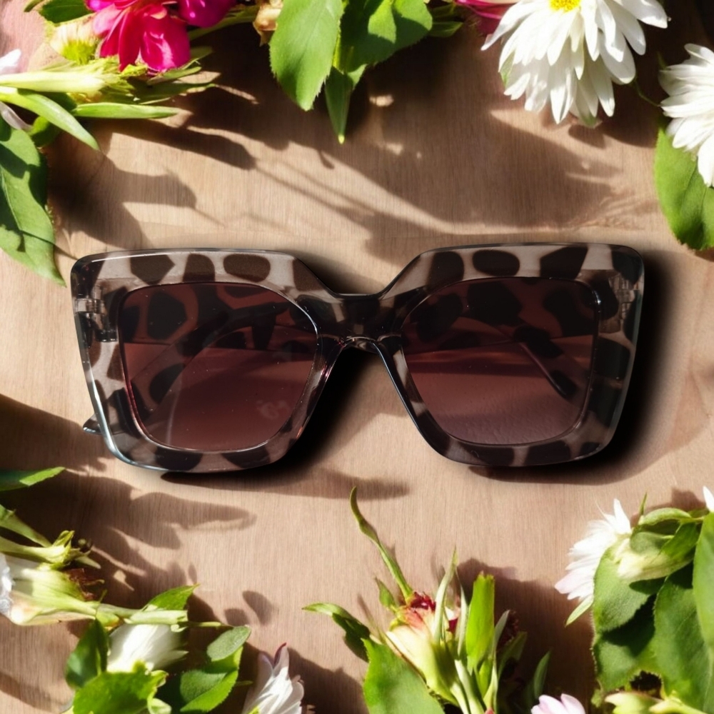 Leopard Print Women's Sunglasses